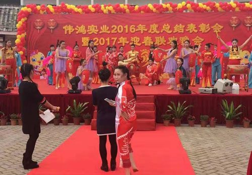偉鴻實(shí)業(yè)年度總結(jié)表彰大會